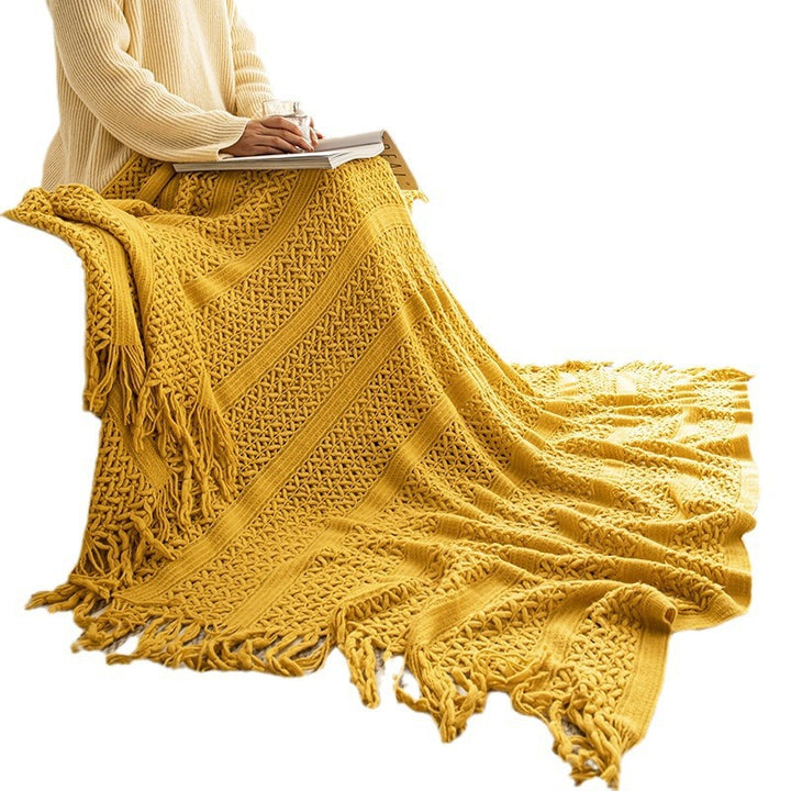Cozy Knit Throw Blanket