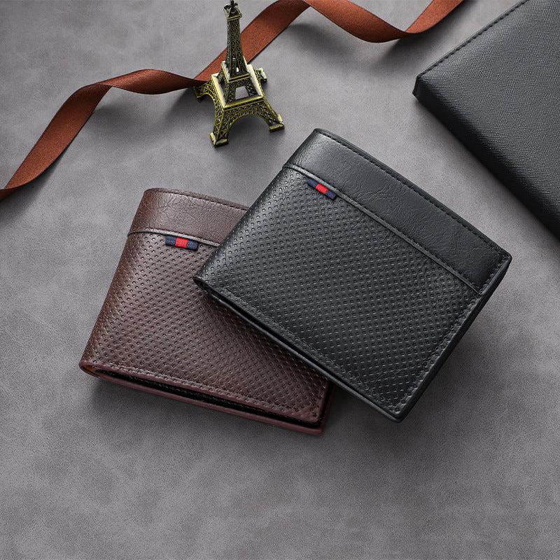 Textured Bi-Fold Wallet Stornfield