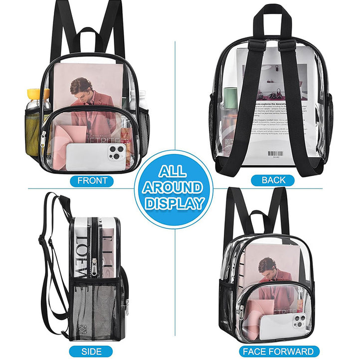 Unisex transparent comfort backpack Stornfield