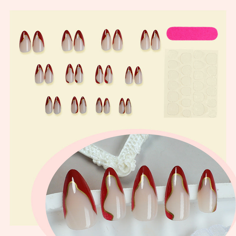 Artisan Decorative Press-On Nail Set Stornfield