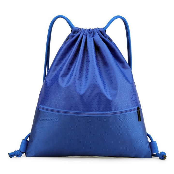 Honeycomb Patterned Drawstring Gym Bag Stornfield