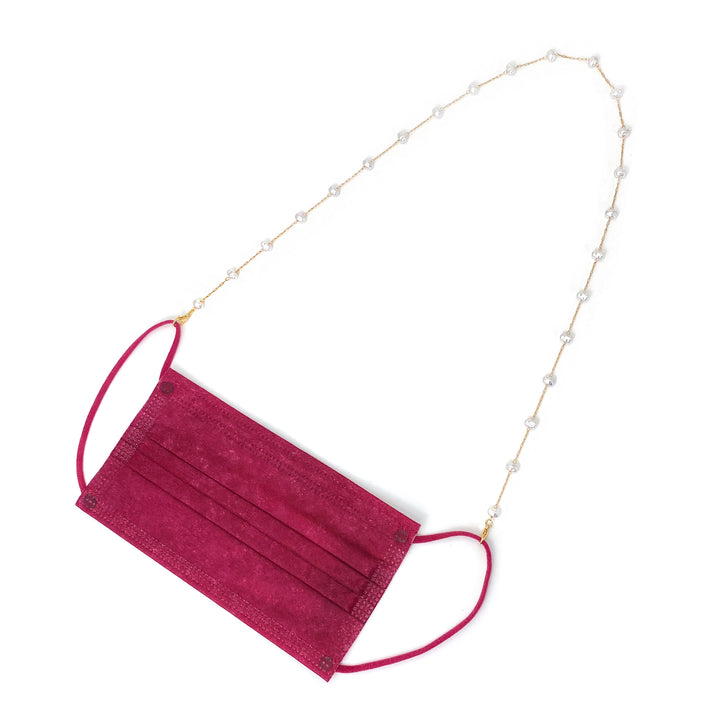 Pearl-Embellished Eyewear Chain Stornfield