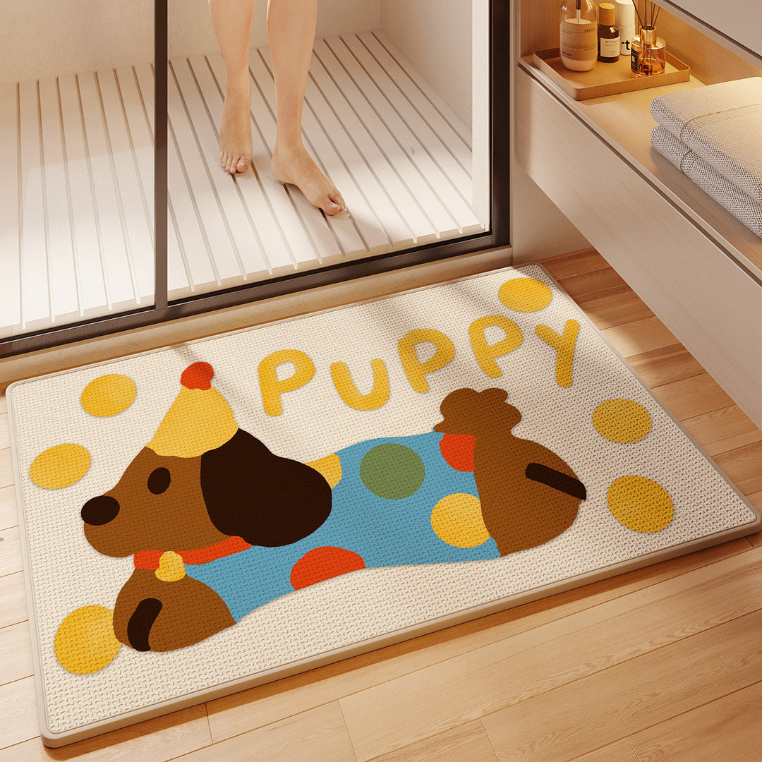 Fun-Themed Absorbent Bath Mat