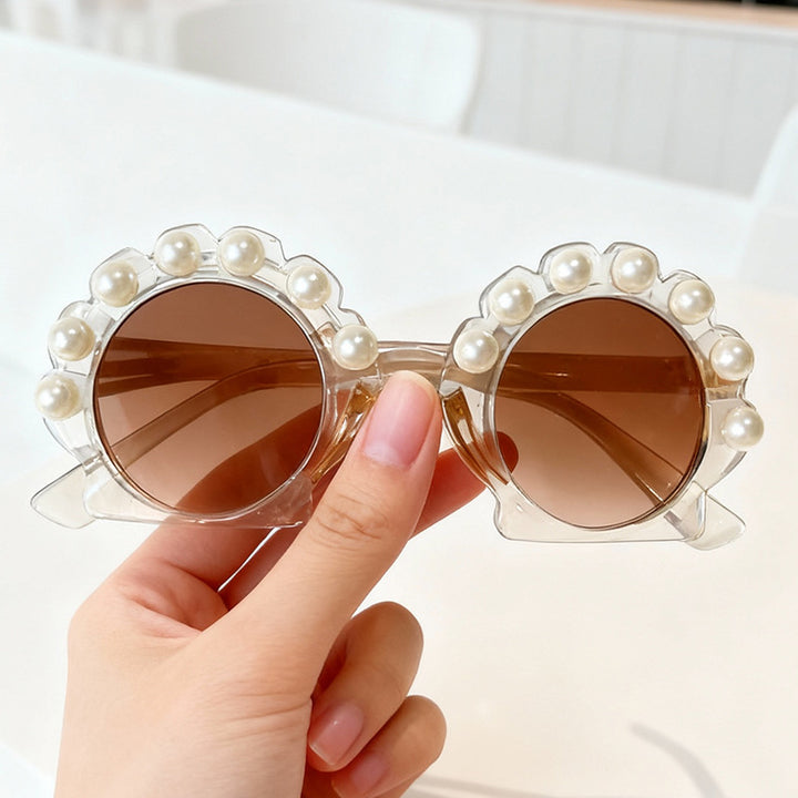 Pearl-Accented Vintage Inspired Sunglasses Stornfield