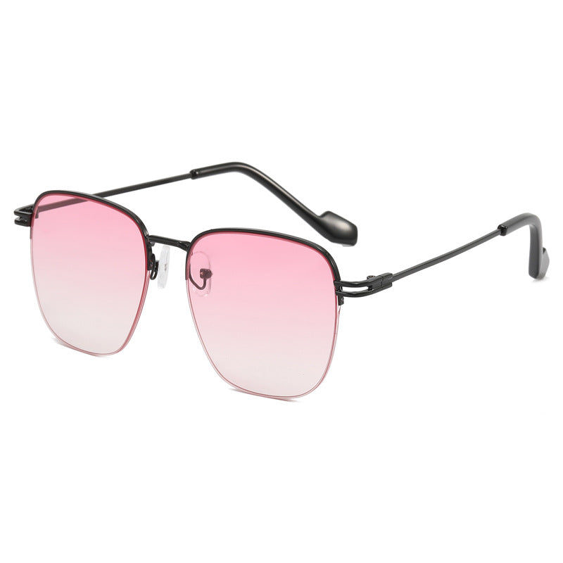 Women Designer Glasses with Square Frame and Glossy Metal Structure Stornfield