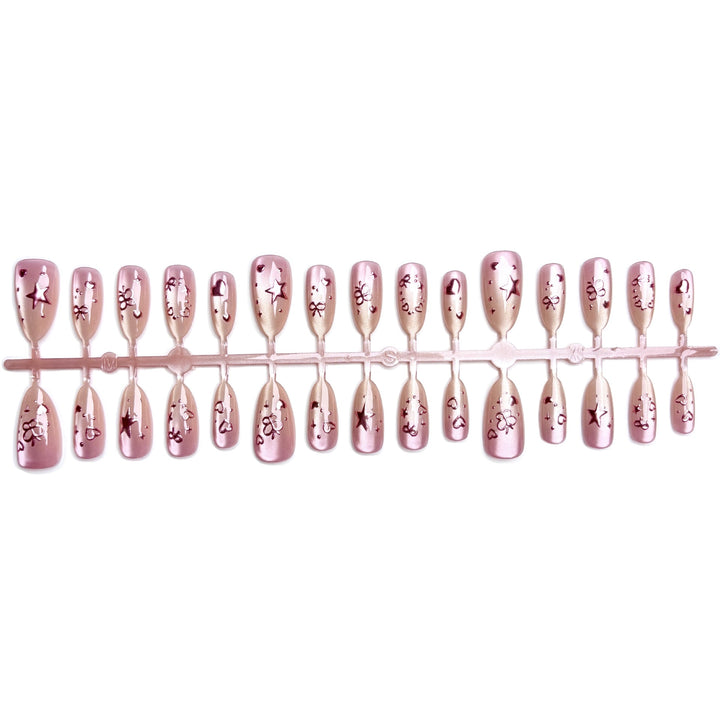 Decorative Nail Art Press-On Nails