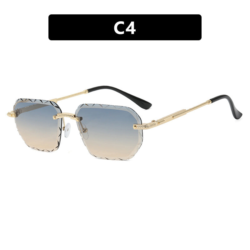 Women's geometric sunglasses with mirrored lenses and sturdy frame Stornfield