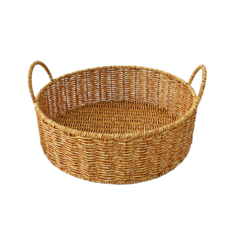 Handwoven Natural Rattan Storage Baskets Set Stornfield