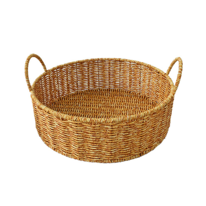 Handwoven Natural Rattan Storage Baskets Set Stornfield