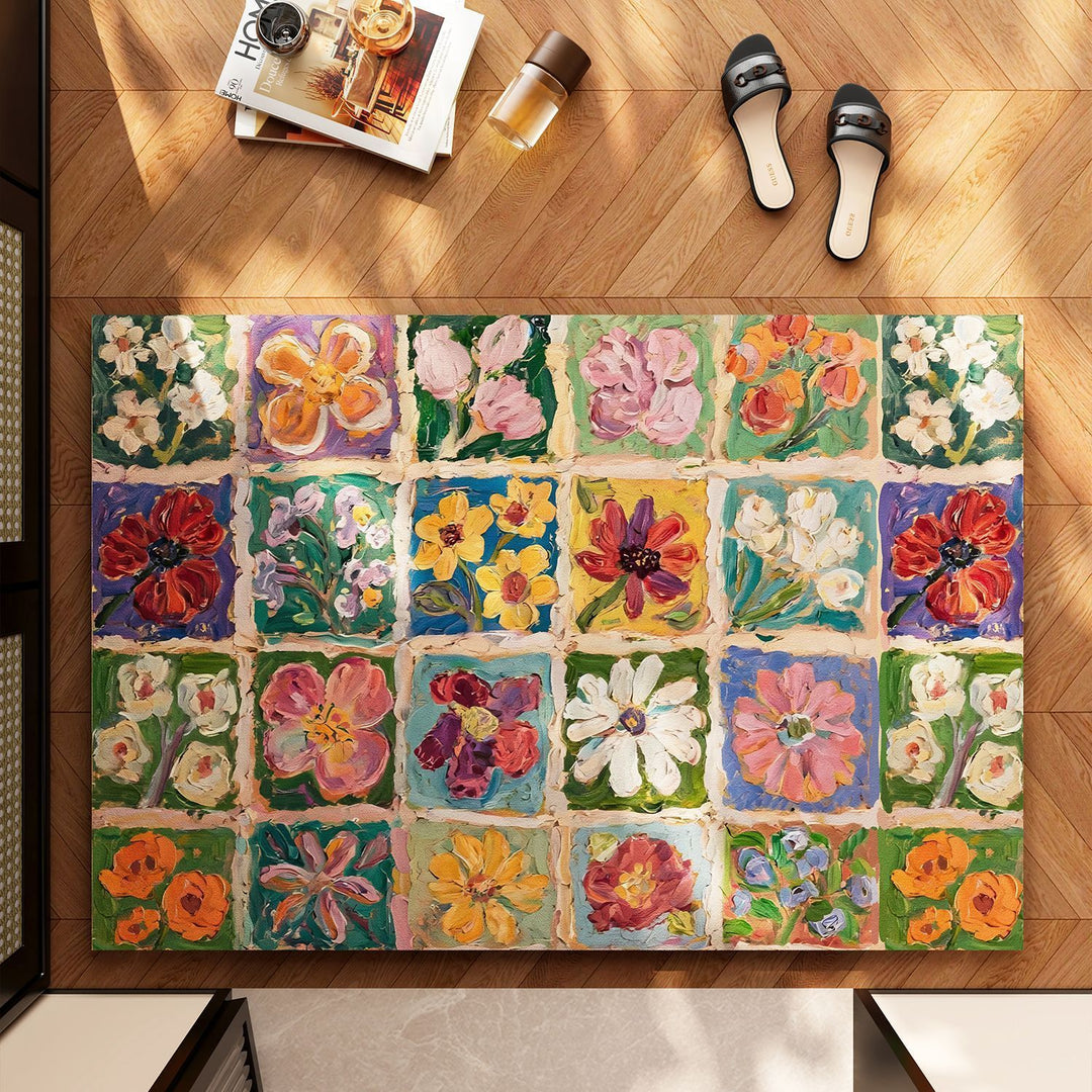 Playful Character-Themed Area Mat