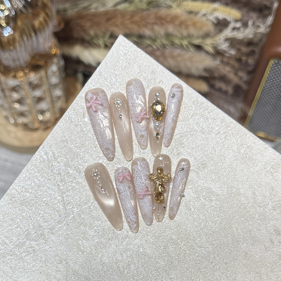 Decorative Press-On Nail Tips Stornfield