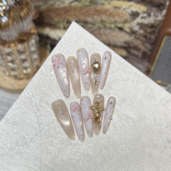 Decorative Press-On Nail Tips Stornfield