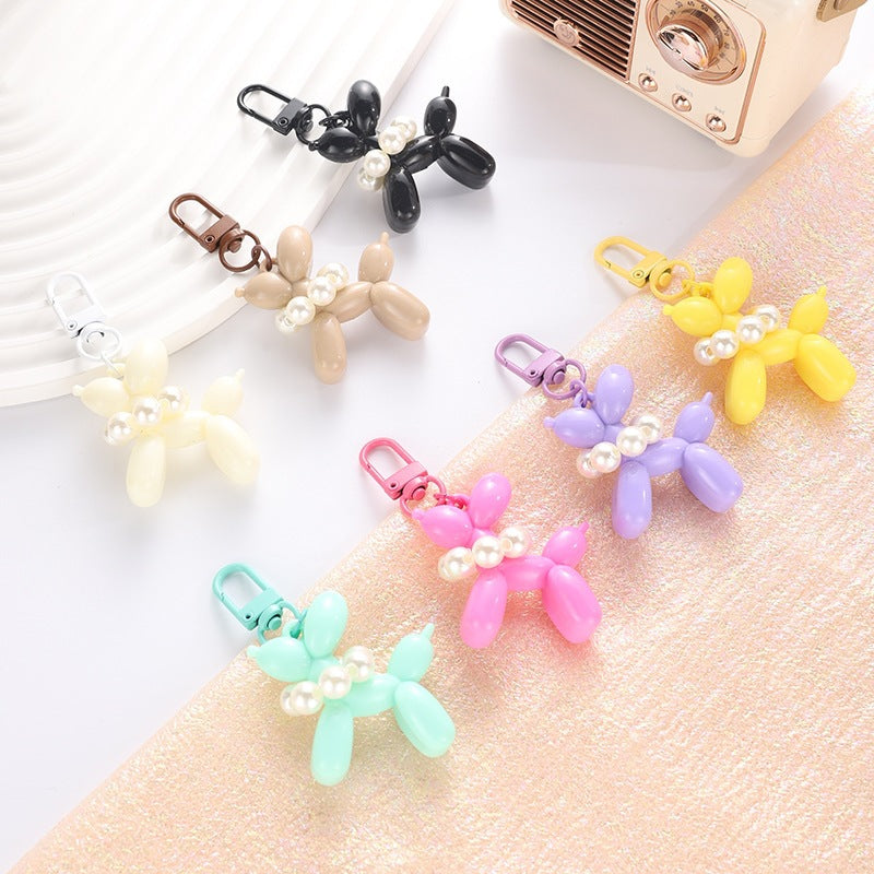 Playful keychain with balloon dog and beads Stornfield