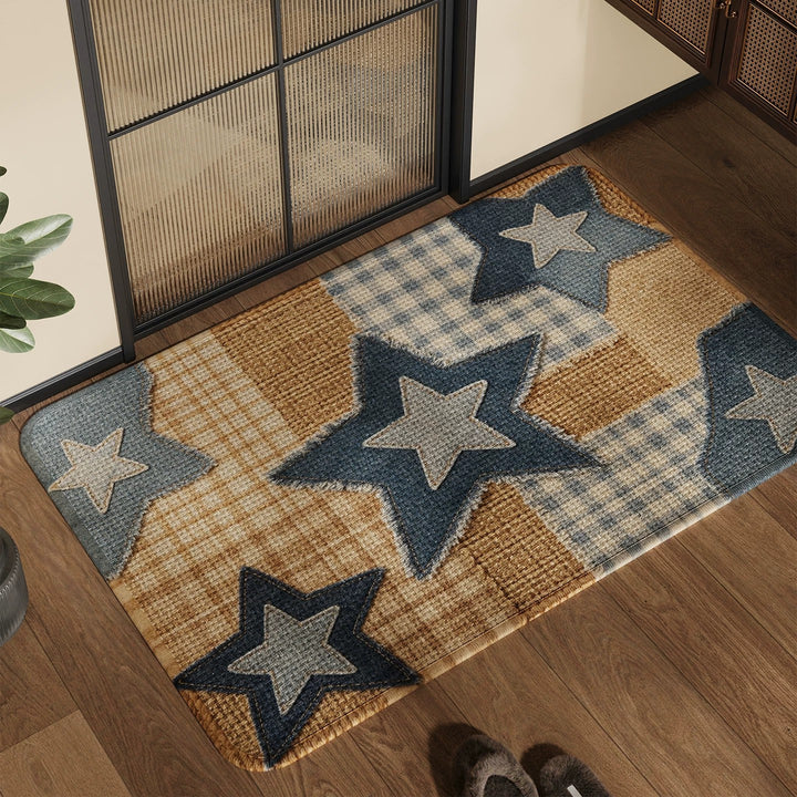 Decorative Star Pattern Indoor Mat
