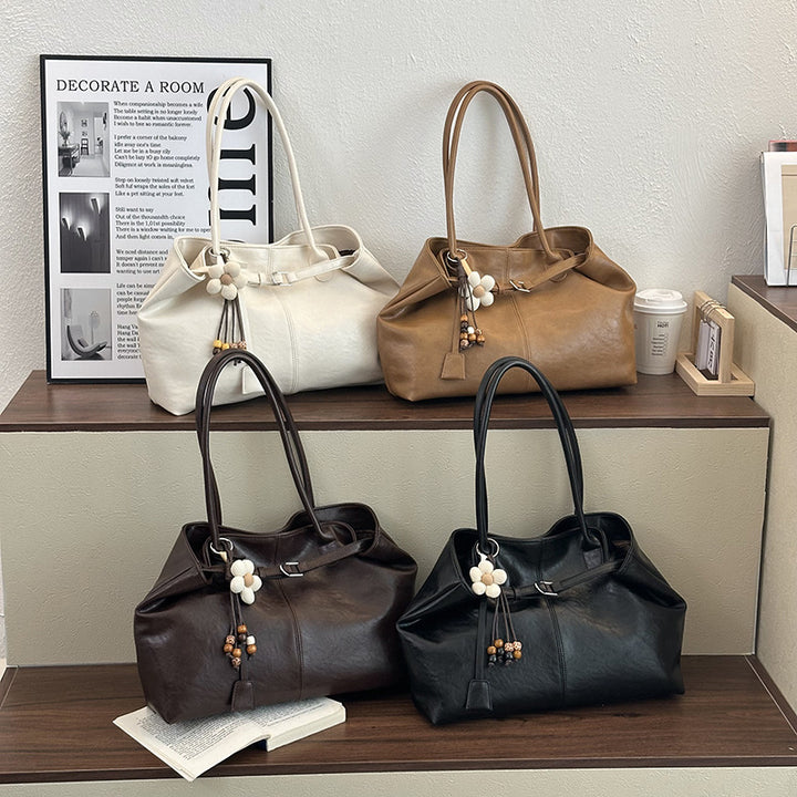 Spacious Leather Tote