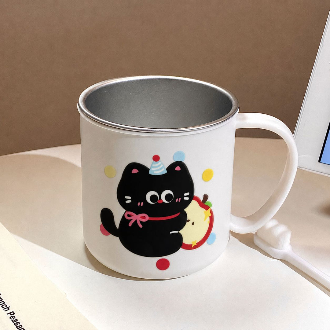 Ceramic mug with playful animal motif Stornfield