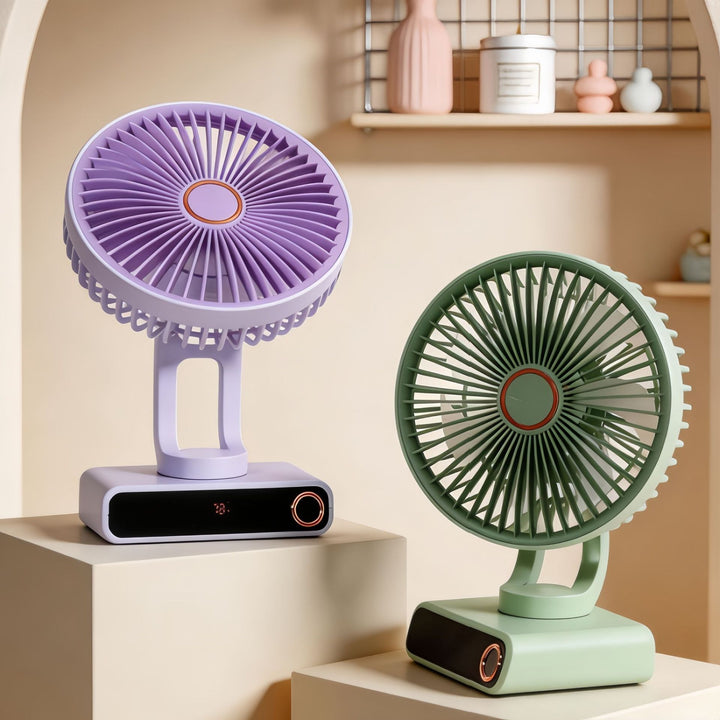 Ladies Portable Table Fan in Modern and Compact Design Stornfield