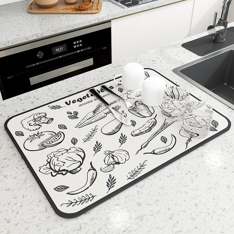 Floral Pattern Kitchen Mat Stornfield