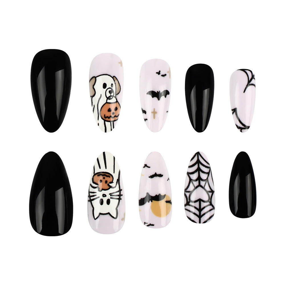 Artistic Halloween-Themed Press-On Nail Collection Stornfield