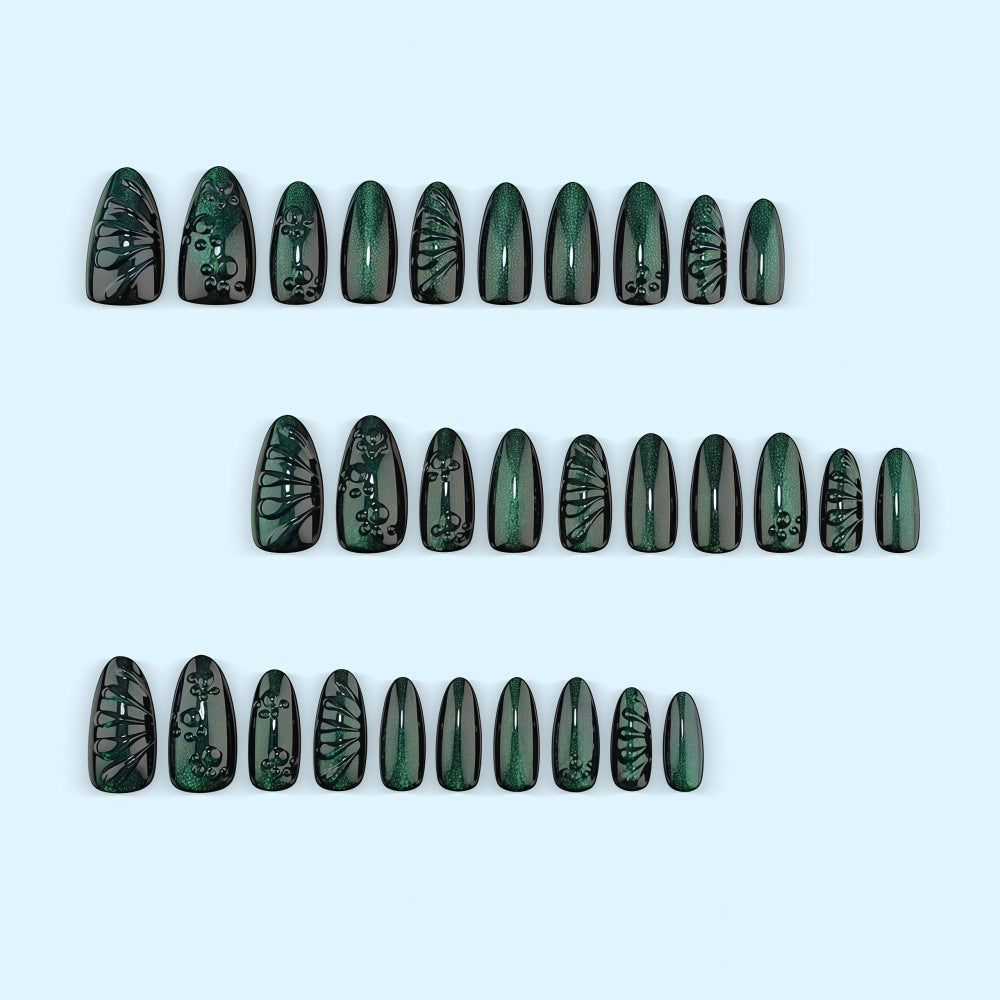 Creative nail art set with stylish 3D effects Stornfield