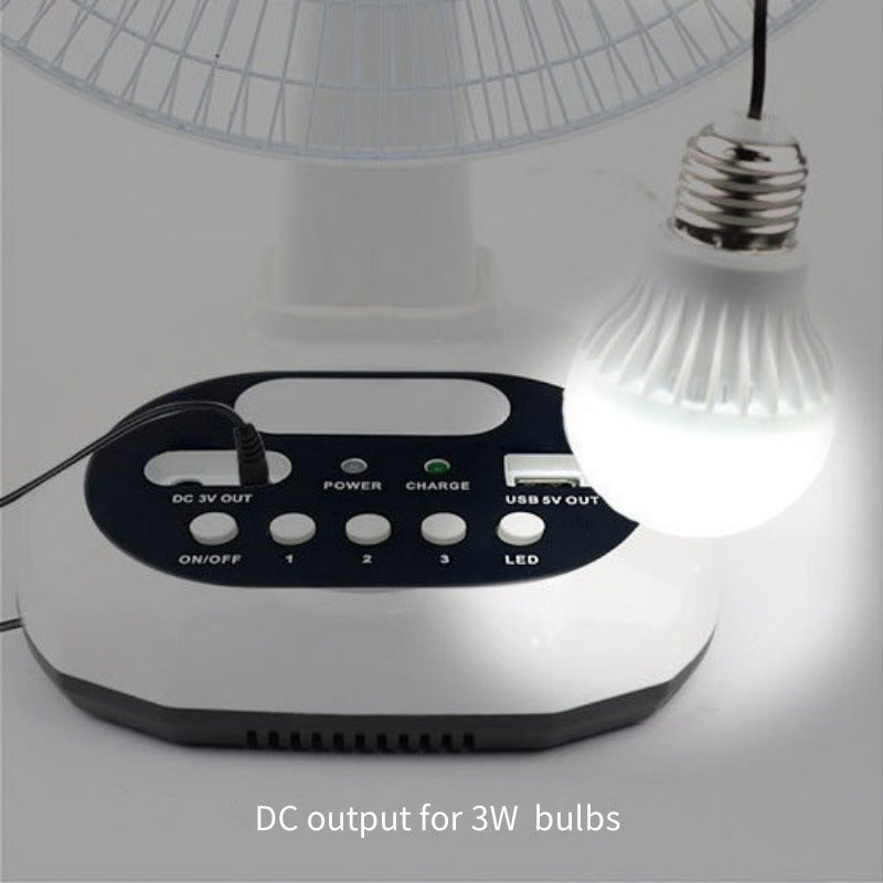 Ladies portable solar table fan with high capacity and long battery life Stornfield