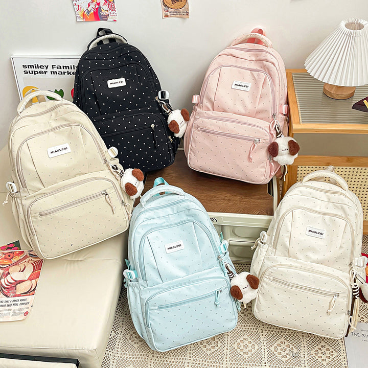 Multifunctional Polka Dot Backpack Stornfield