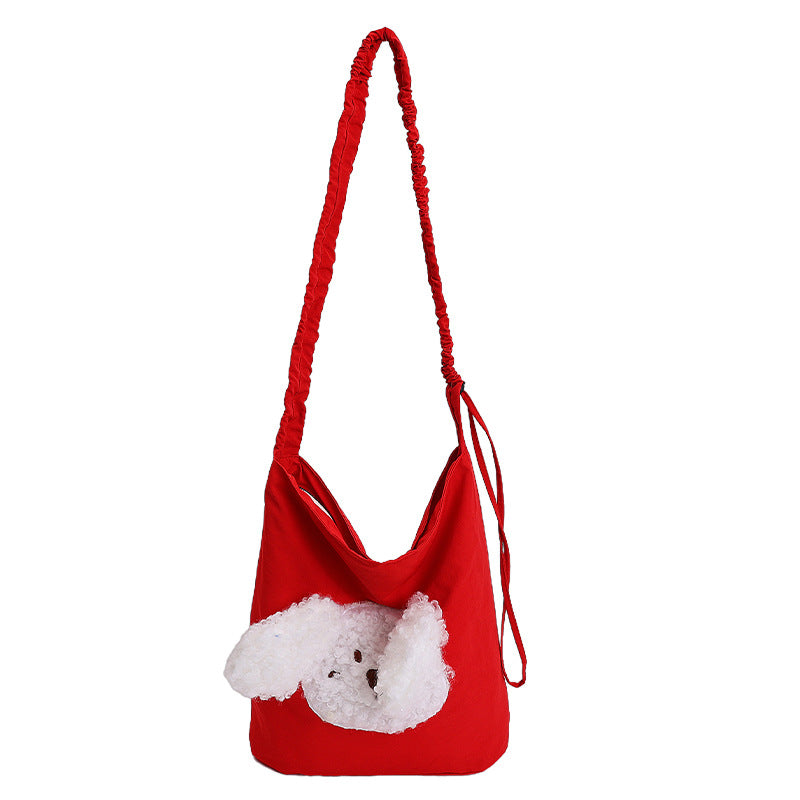 Playful Dog-Themed Shoulder Bag