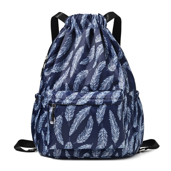Drawstring Elephant Print Backpack Stornfield