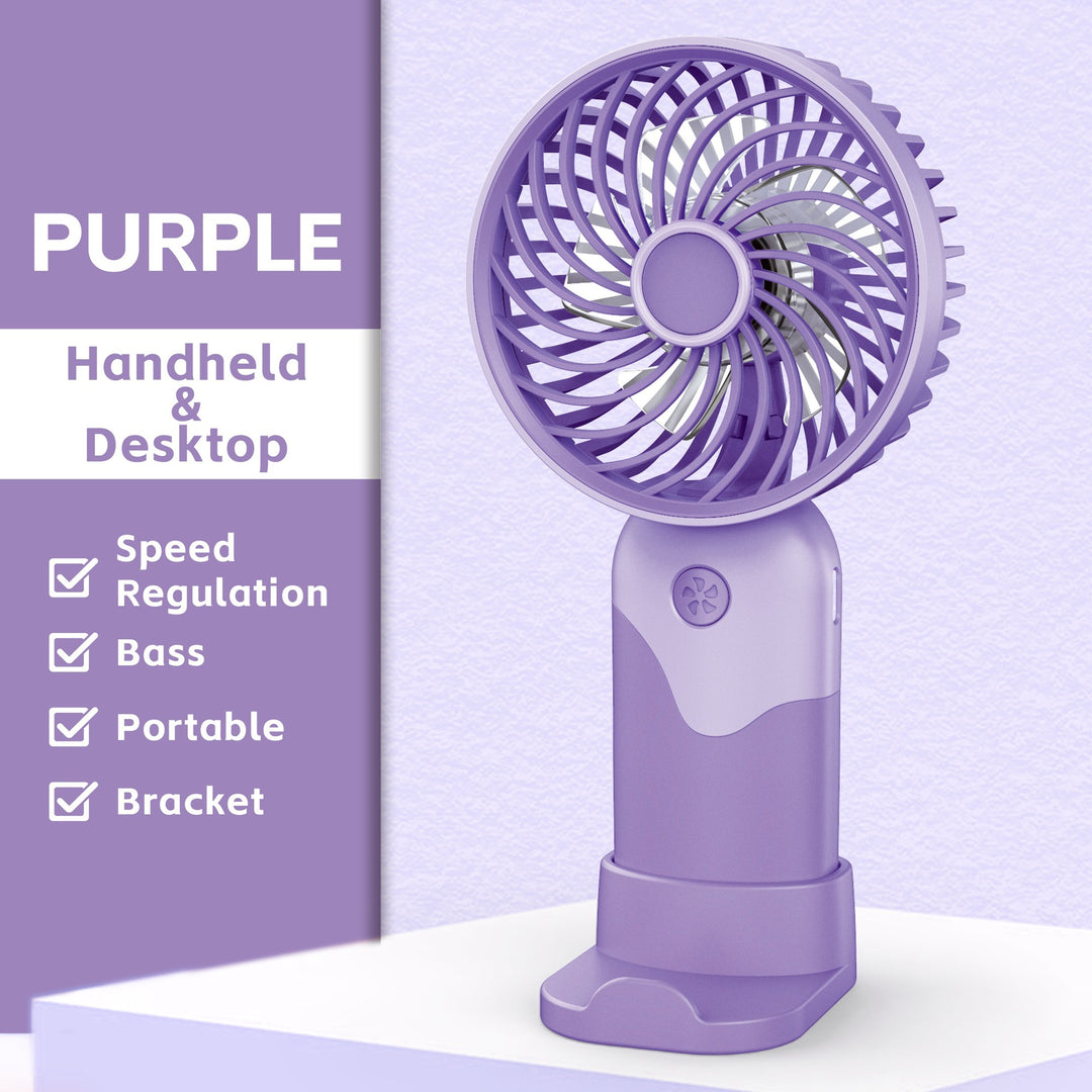 Ladies Portable Handheld Fan with Height Adjustable Stand Stornfield