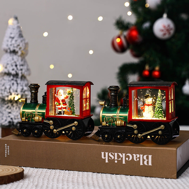 Illuminated Christmas train decoration Stornfield