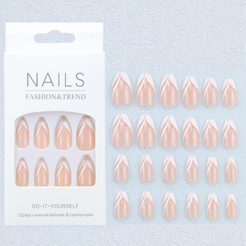 Artistic Graphic Press-On Nail Set Stornfield