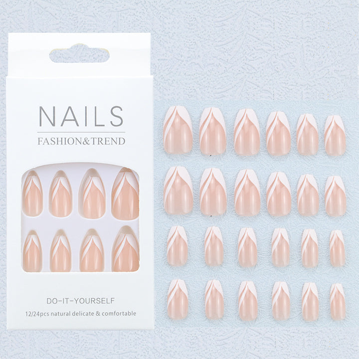 Artistic Graphic Press-On Nail Set Stornfield