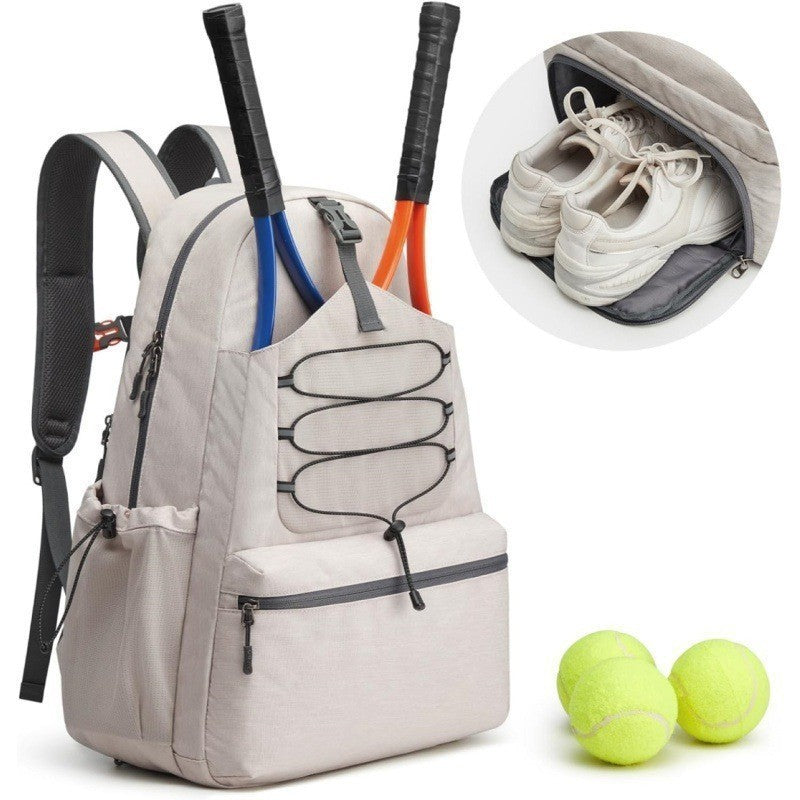 Sporty tennis backpack with shoe compartment Stornfield