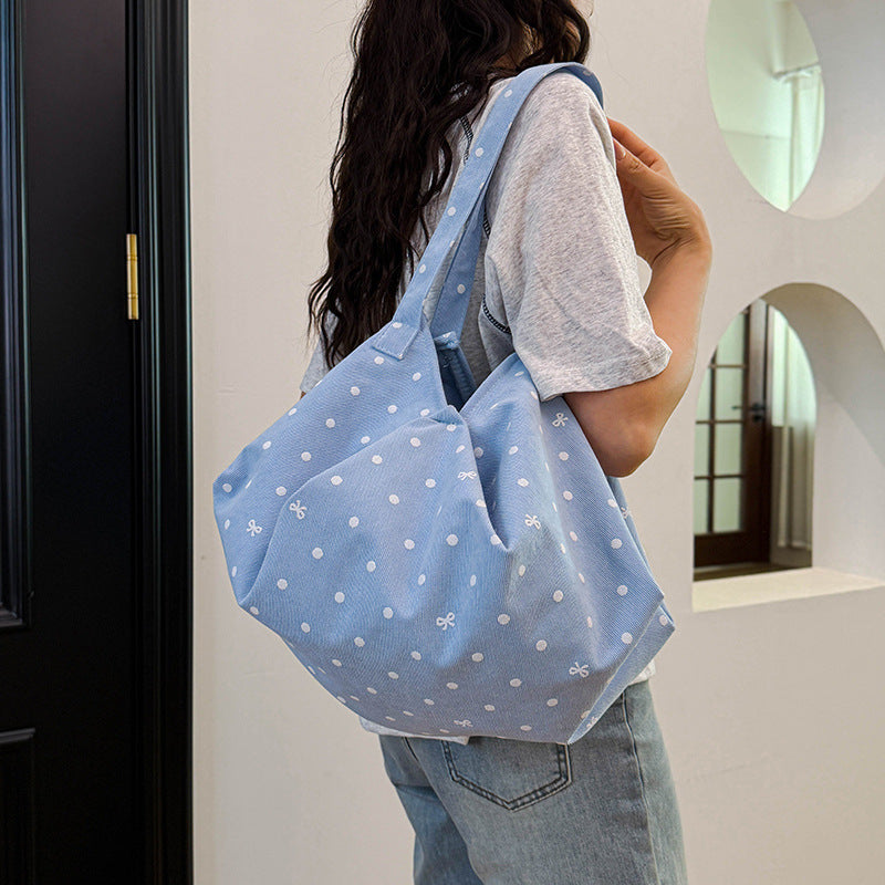 Modern Polka Dot Shoulder Bag