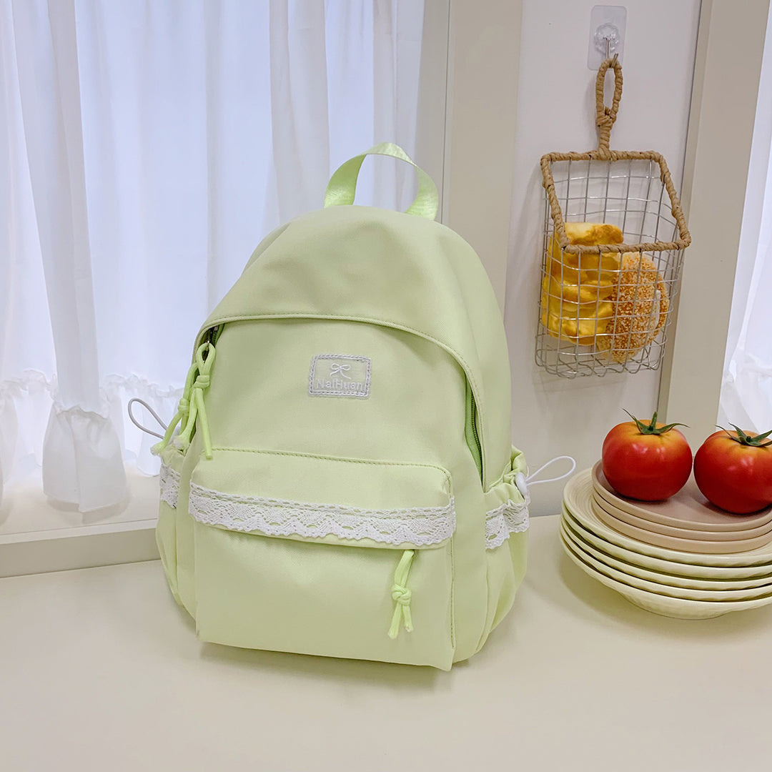 Elegant Lace-Trimmed Daily Backpack Stornfield