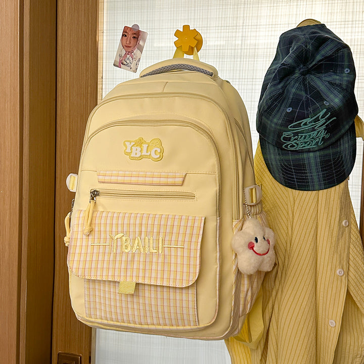 Stylish Checked Backpack Stornfield