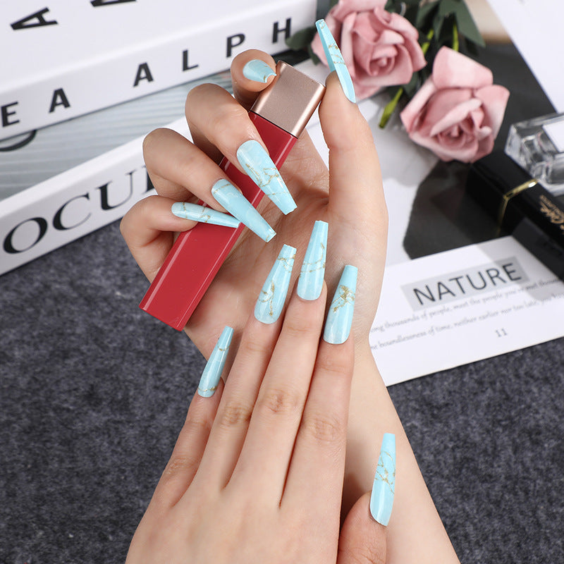 Artificial nails in elegant geometric design Stornfield