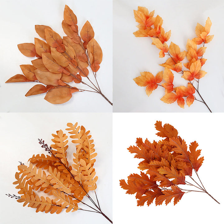 Elegant Faux Leaf Stem Arrangement