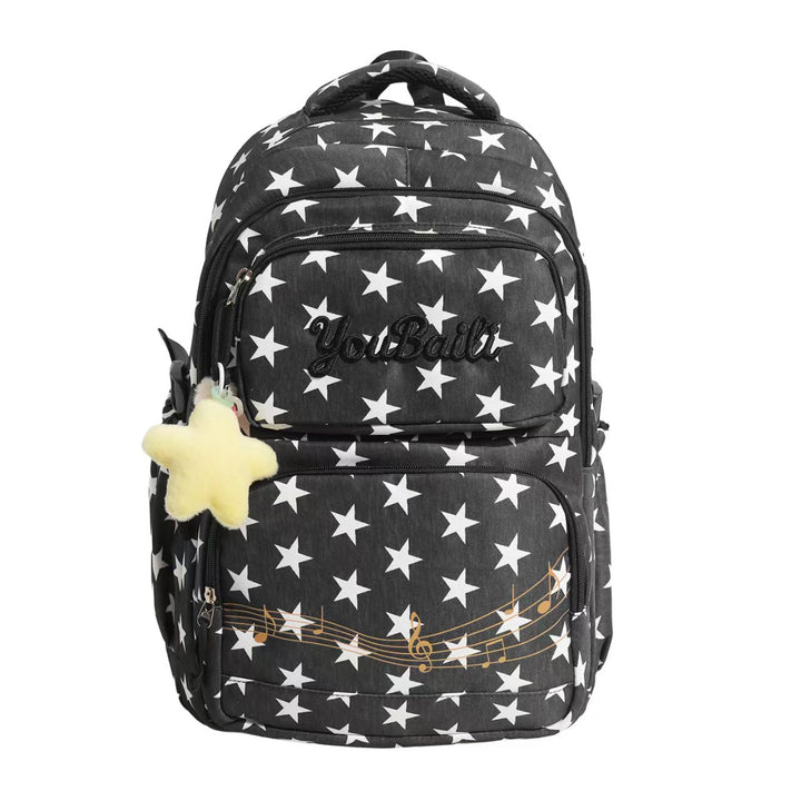 Multi-Functional Star-Embellished Backpack Stornfield