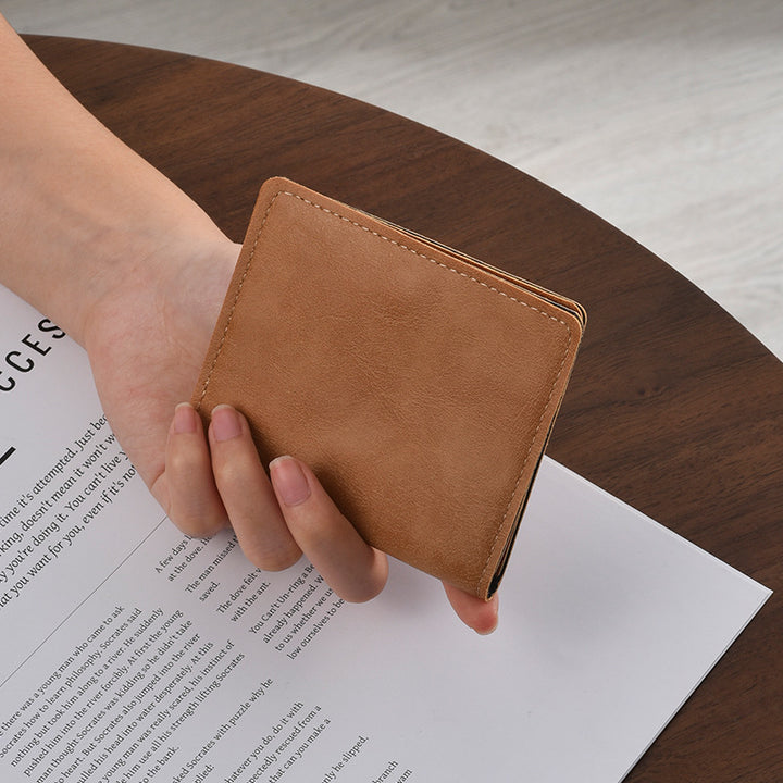 Compact Leather Travel Wallet Stornfield