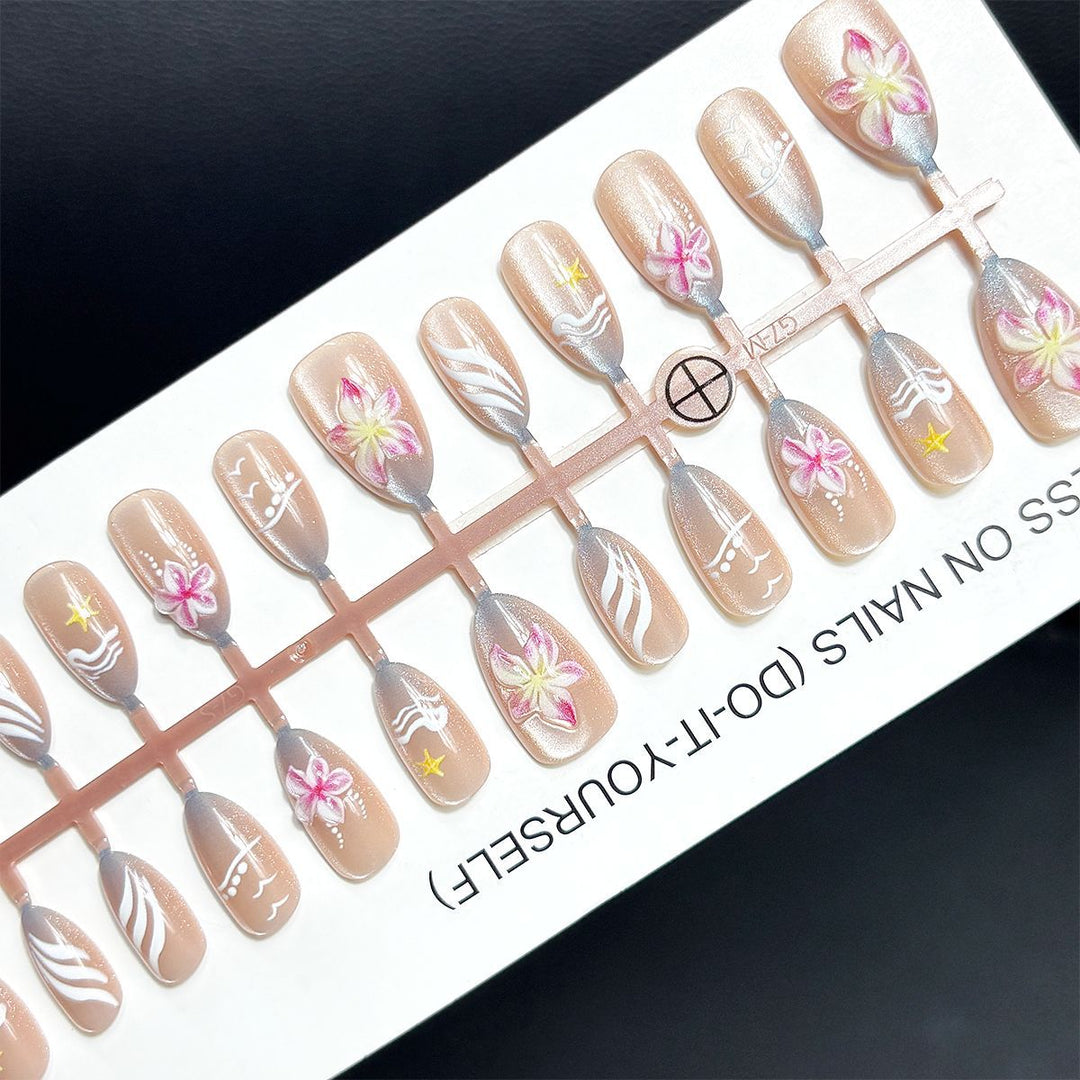 Decorative Press-On Nail Design Stornfield