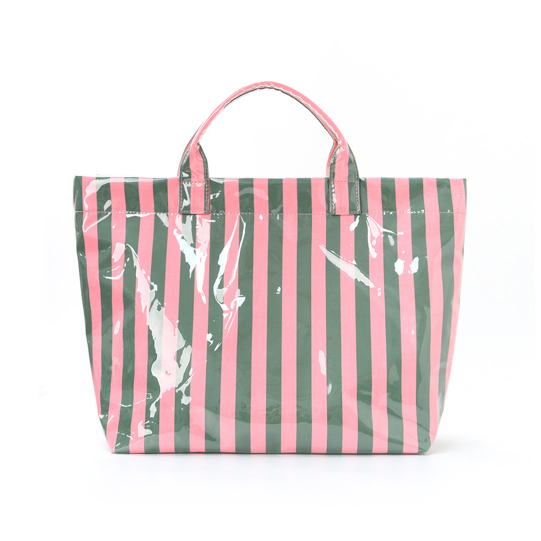 Beach bag with colorful check pattern and water-repellent coating Stornfield