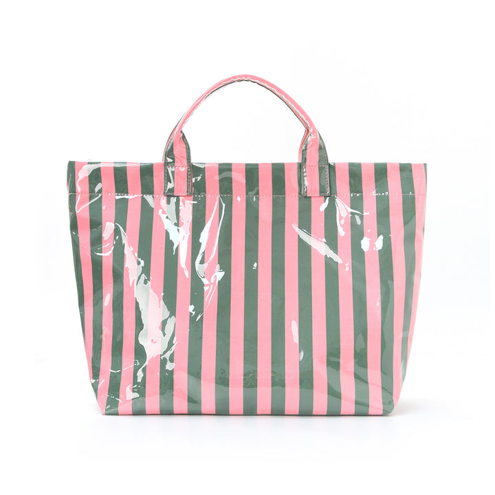 Beach bag with colorful check pattern and water-repellent coating Stornfield