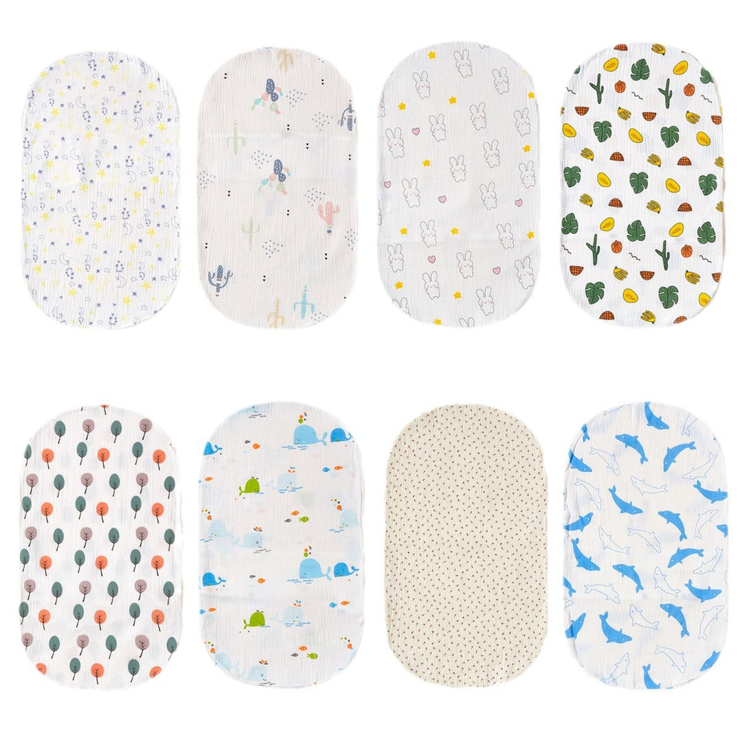 Cotton Muslin Crib Mattress Protector Stornfield