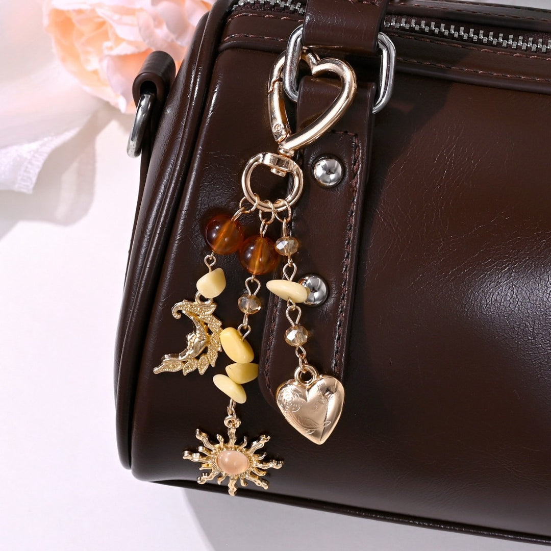 Keychain with Sparkling Sun Motif Stornfield