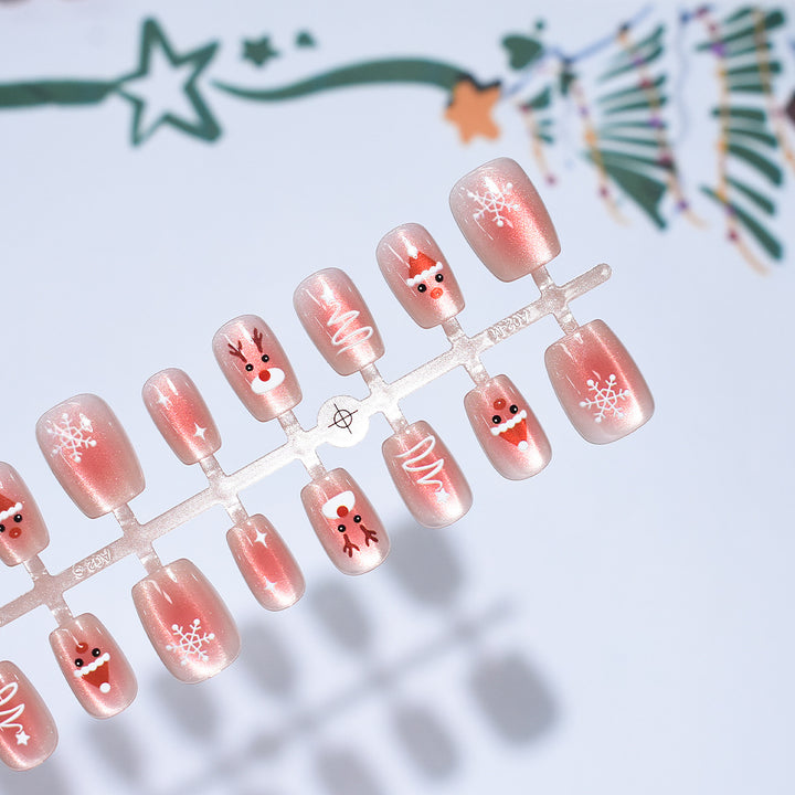 Holiday-Themed Press-On Nail Set Stornfield