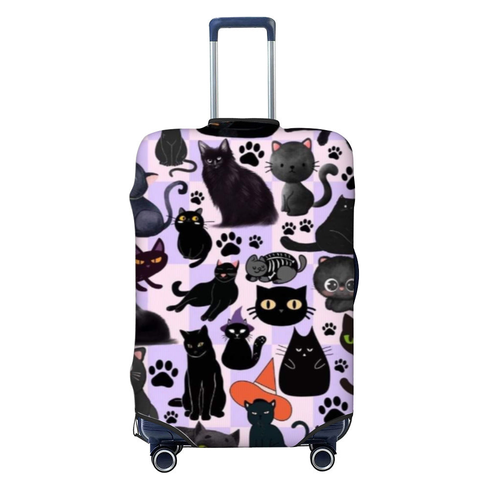 Women Hard Shell Suitcase with Trendy Surf and Palm Design Stornfield