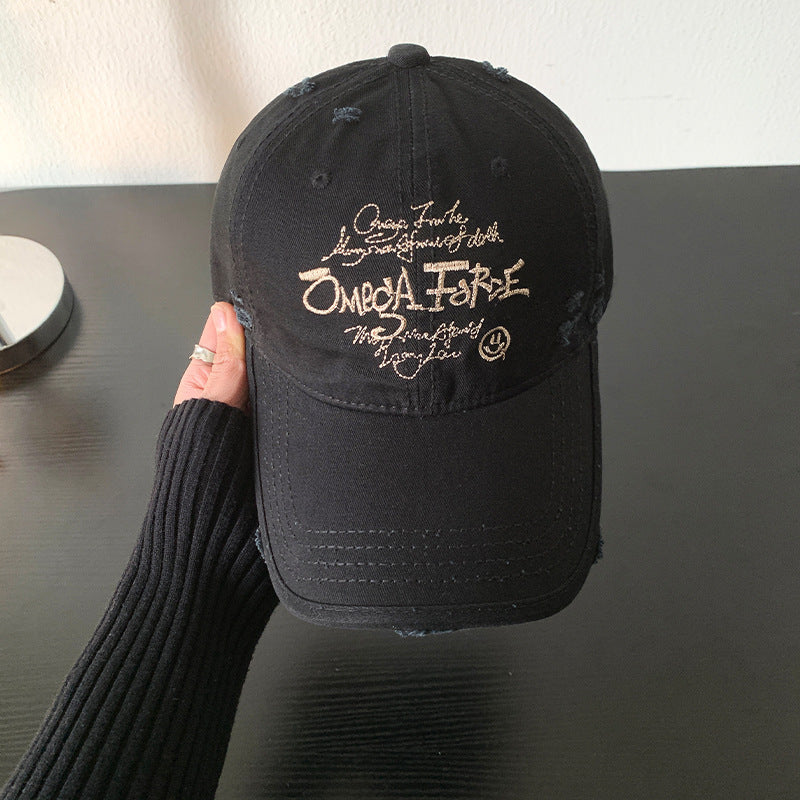 Women's Distressed Graphic Adjustable Baseball Cap Stornfield