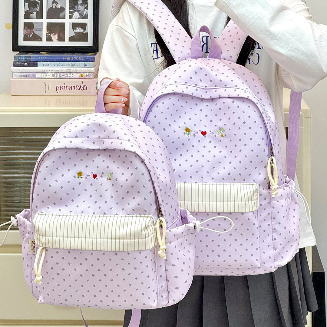 Casual Star-Printed Backpack Stornfield