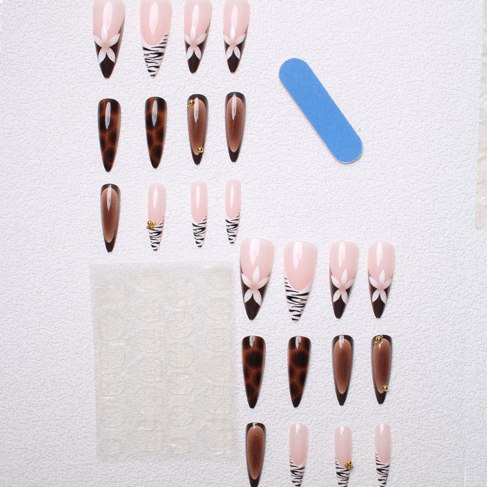 Artistic Stiletto Press-On Nails Stornfield